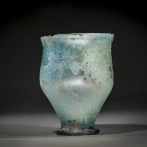 Roman Glass Goblet with a Ring Base