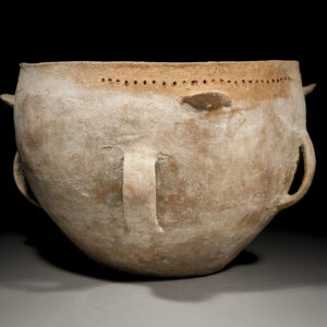Large Canaanite Krater with Four Strap Handles