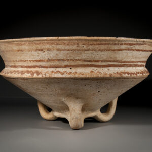 Large Canaanite Chocolate on White Ware Krater