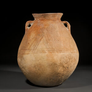 Ceramic Line Painted Amphoriskos