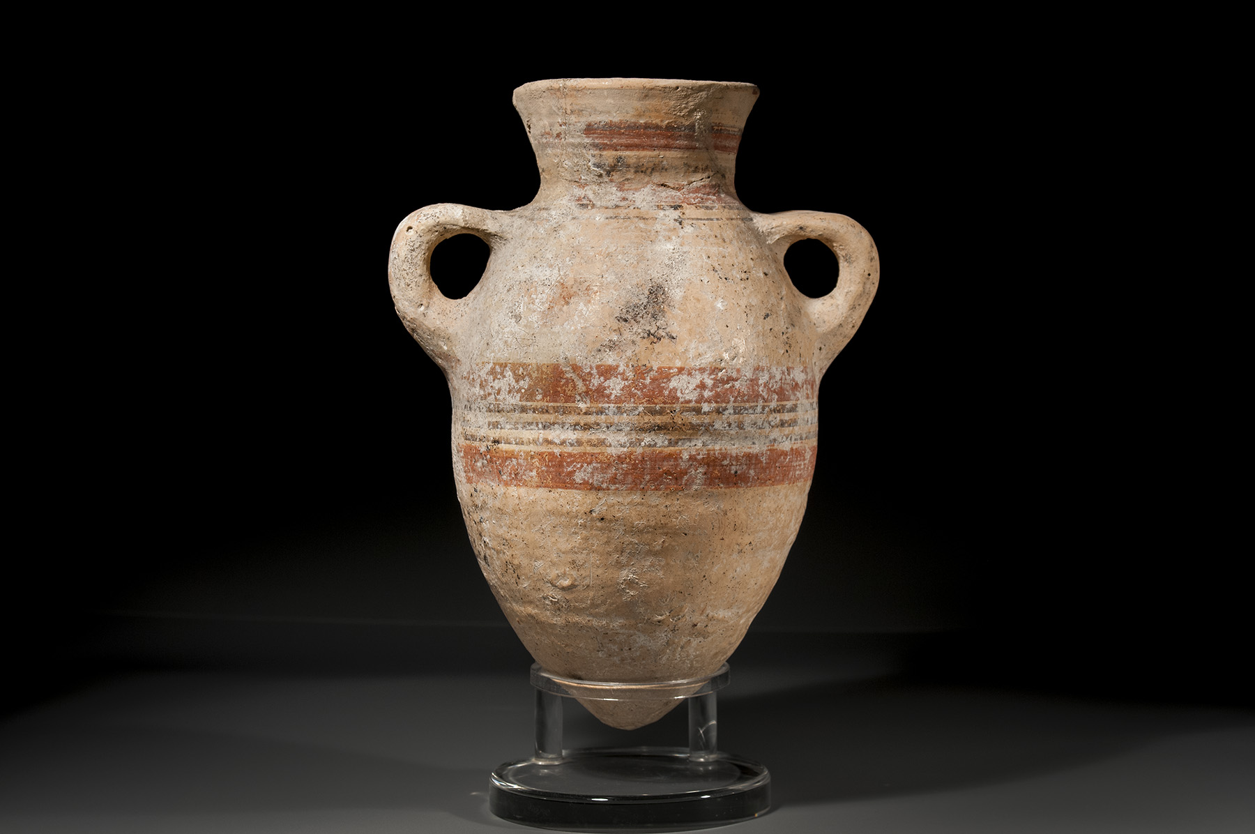 Phoenician Bichrome Ceramic Amphora