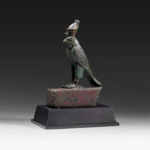 Bronze Figurine of Horus as a Falcon
