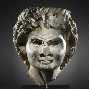 An Expressive Greek Head of a Satyr
