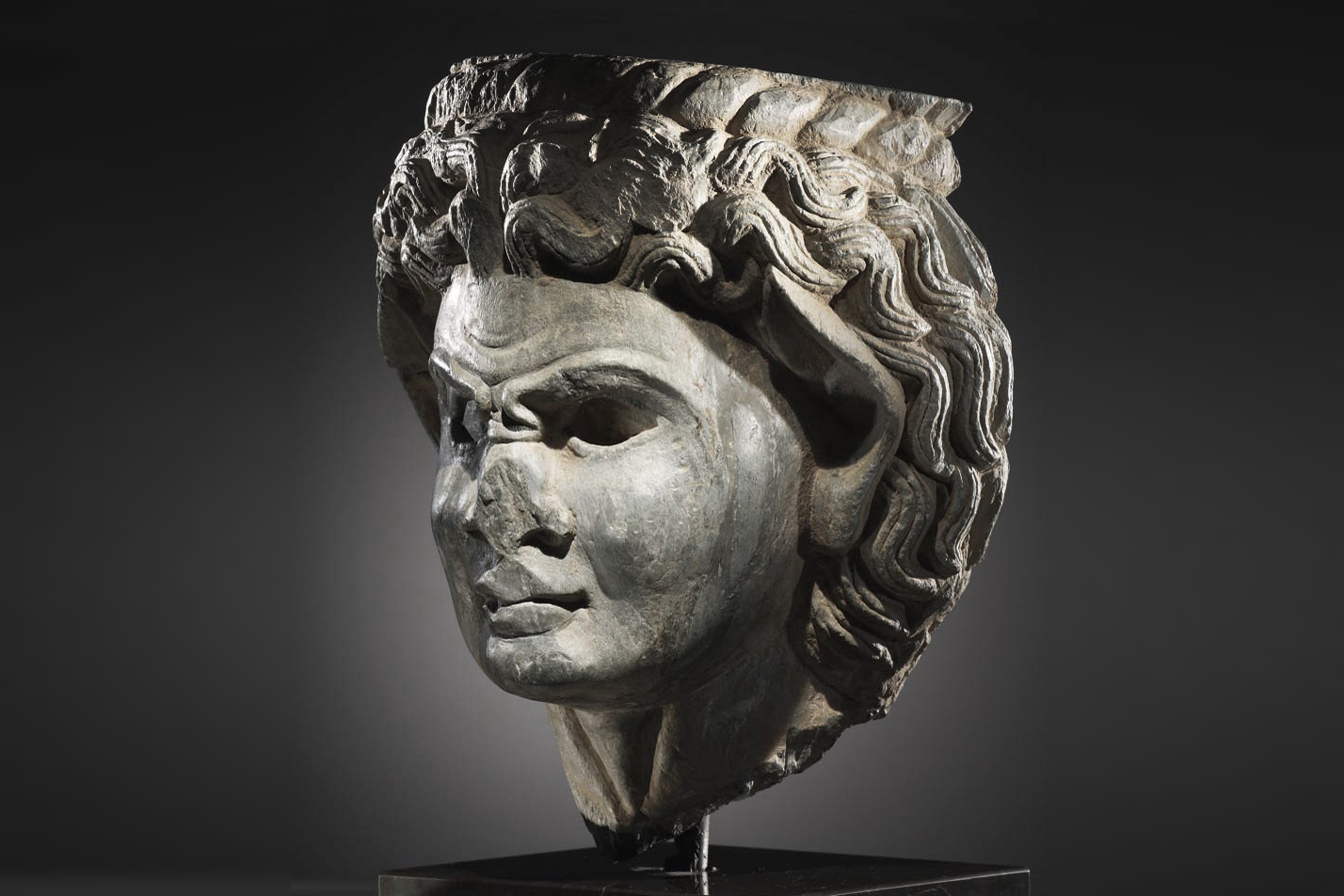 An Expressive Greek Head of a Satyr - Image 2