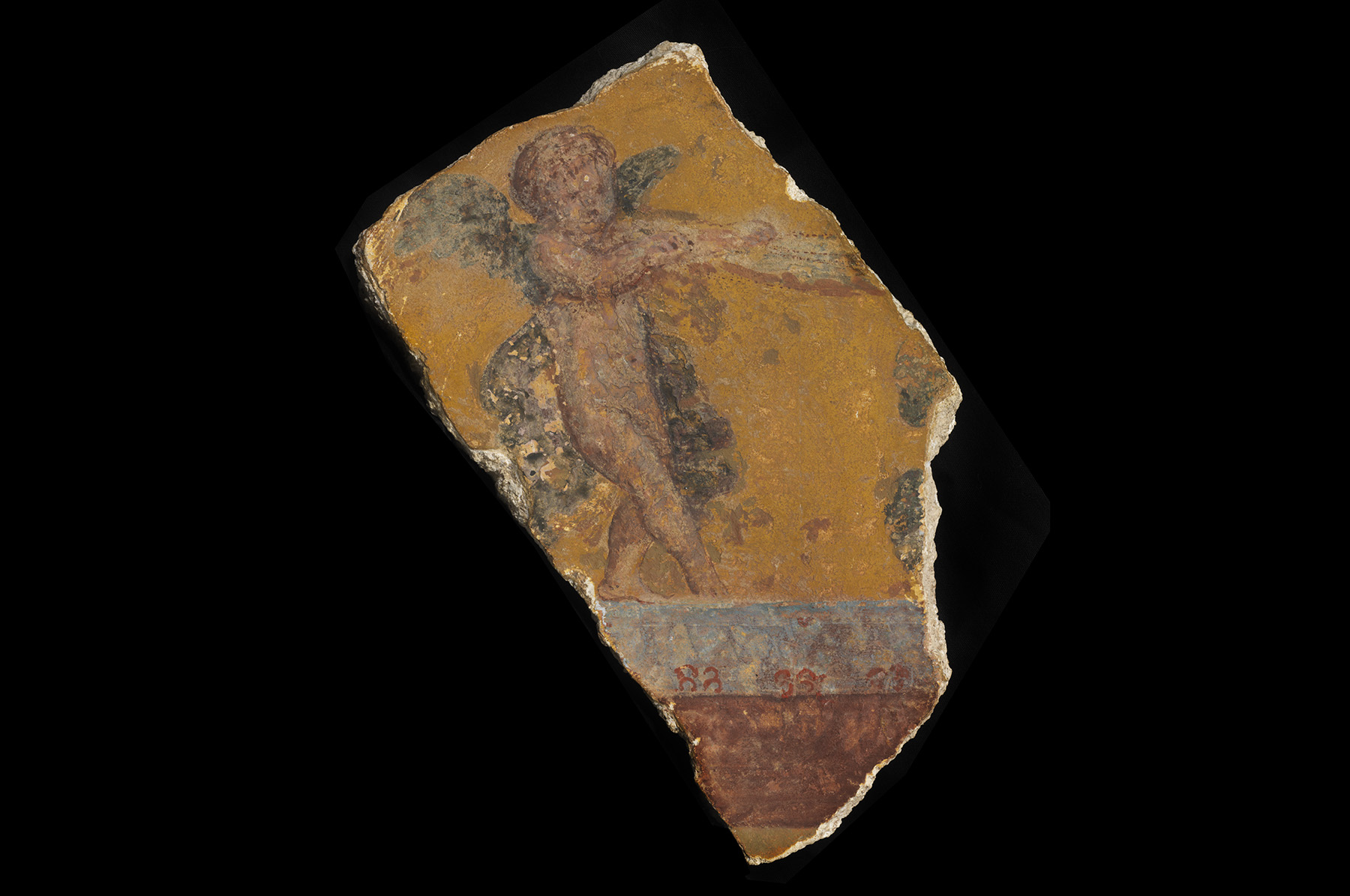 Fresco Fragment with Winged Eros