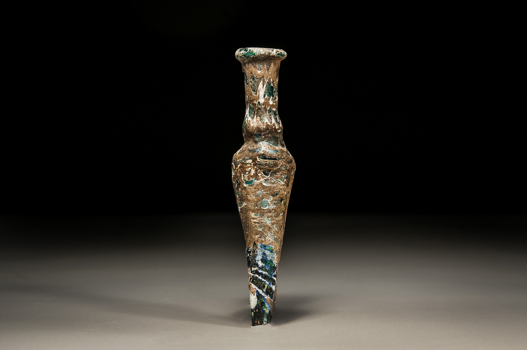 Islamic Marverded Elongated Kohl Bottle