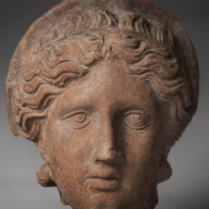 An Etruscan Female Votive Head