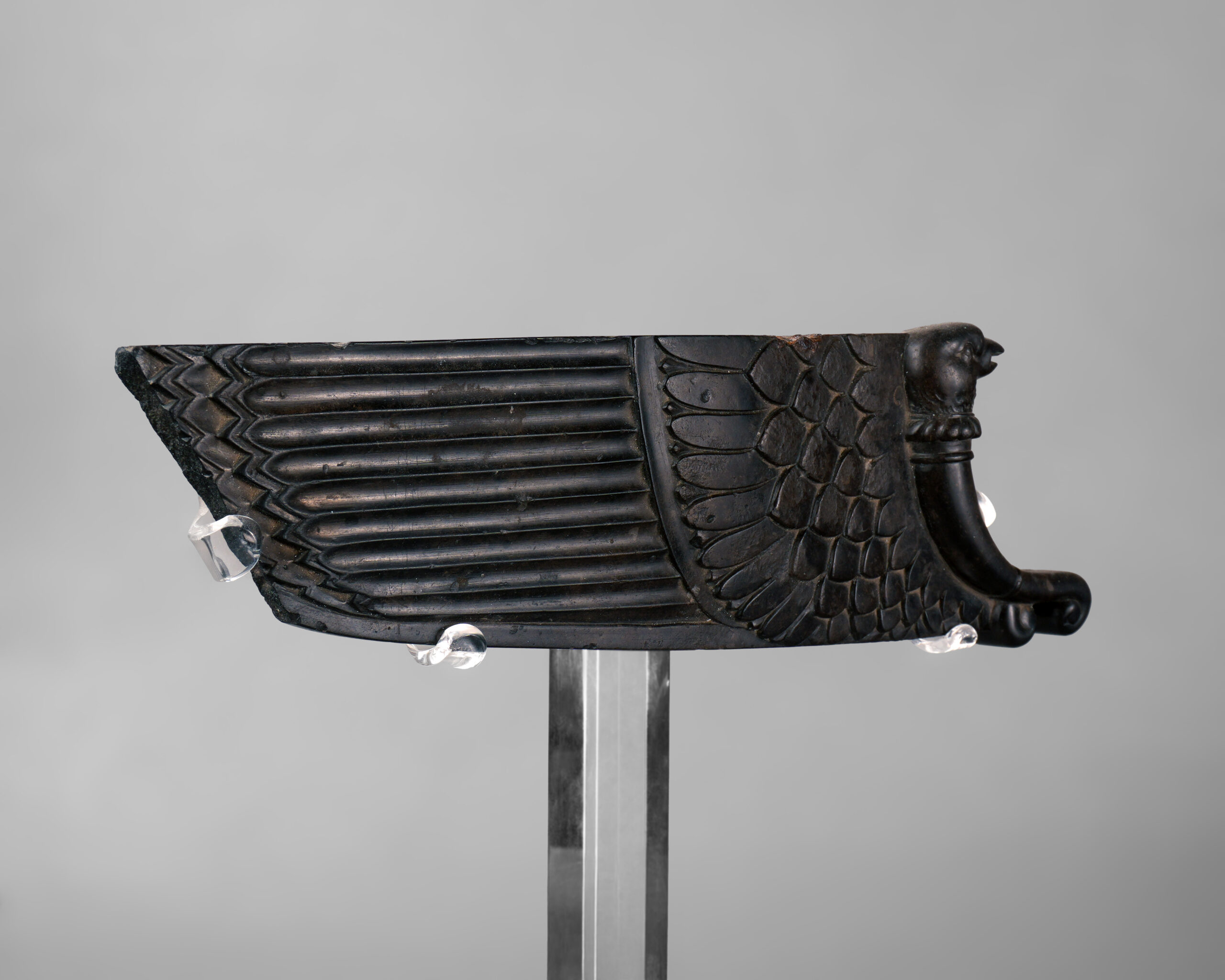 Schist Achamaenid Wing With Phoenix