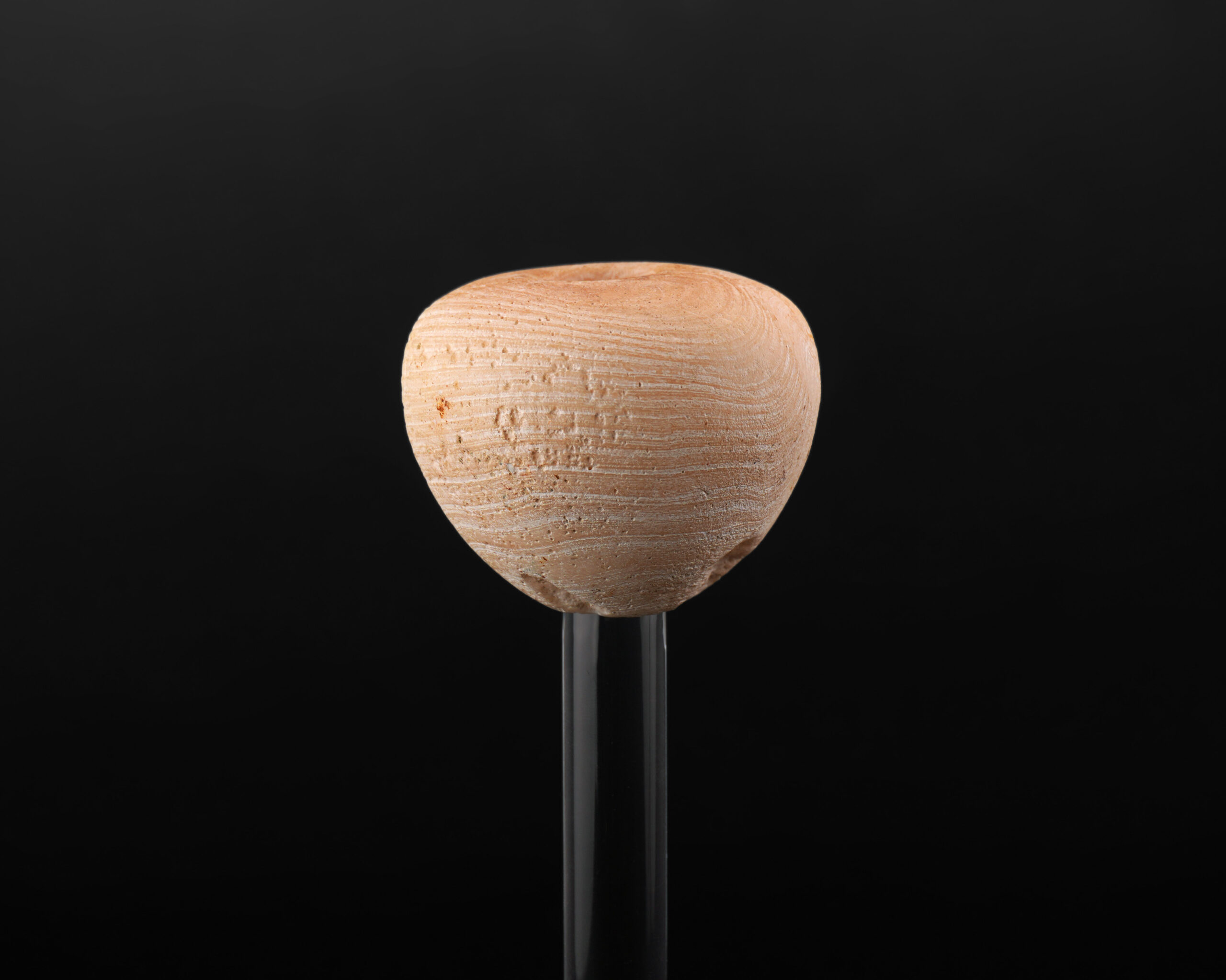 Banded Alabaster Egyptian Mace Head